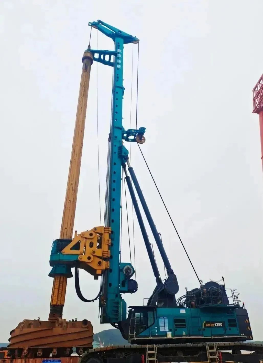 全面告捷!山河智能超级旋挖钻机圆满完成甬舟铁路西堠门公铁两用大桥桩基施工任务