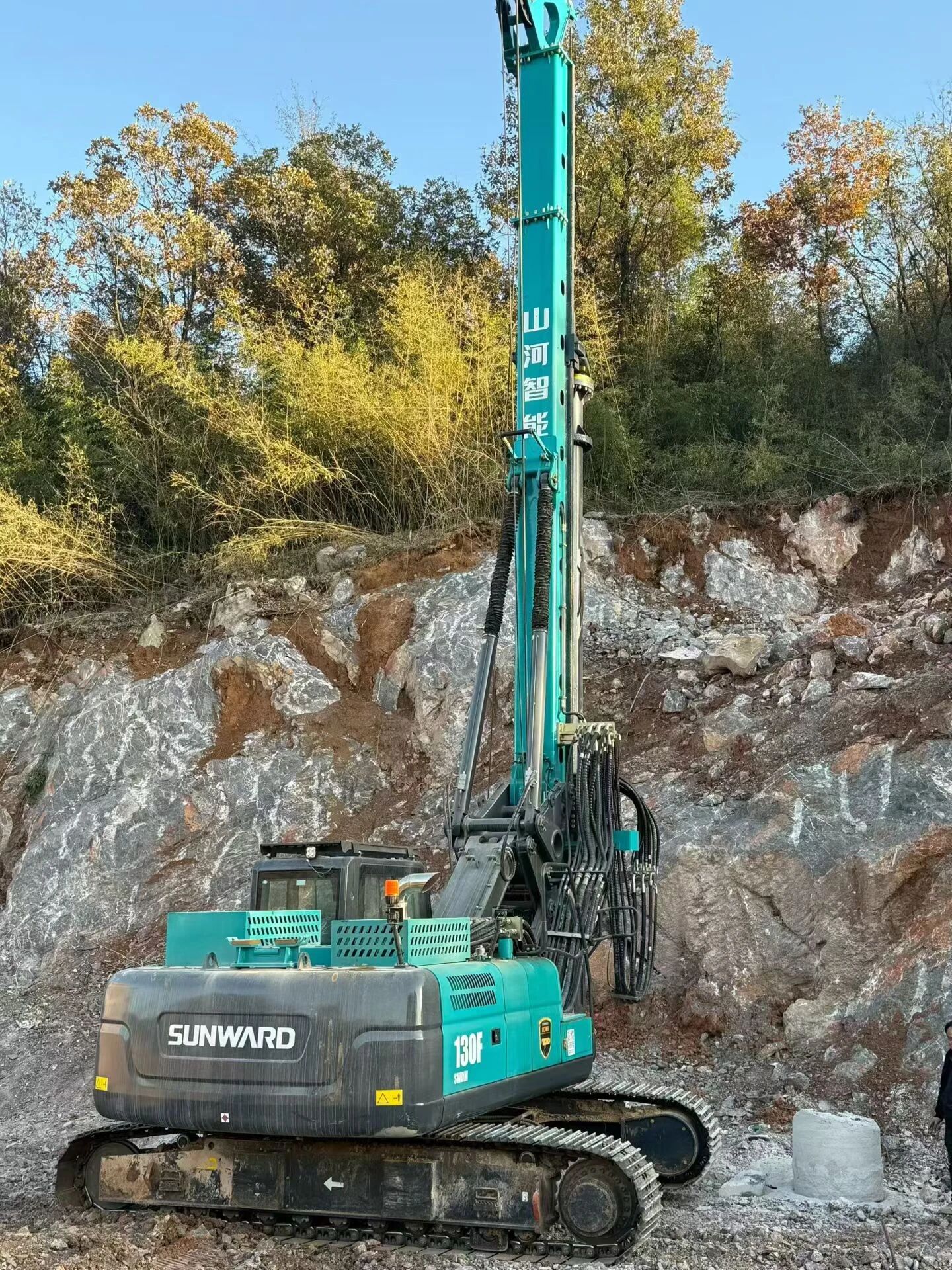 从国家重点工程到乡村安居建设,山河智能旋挖钻机实现跨场景担当