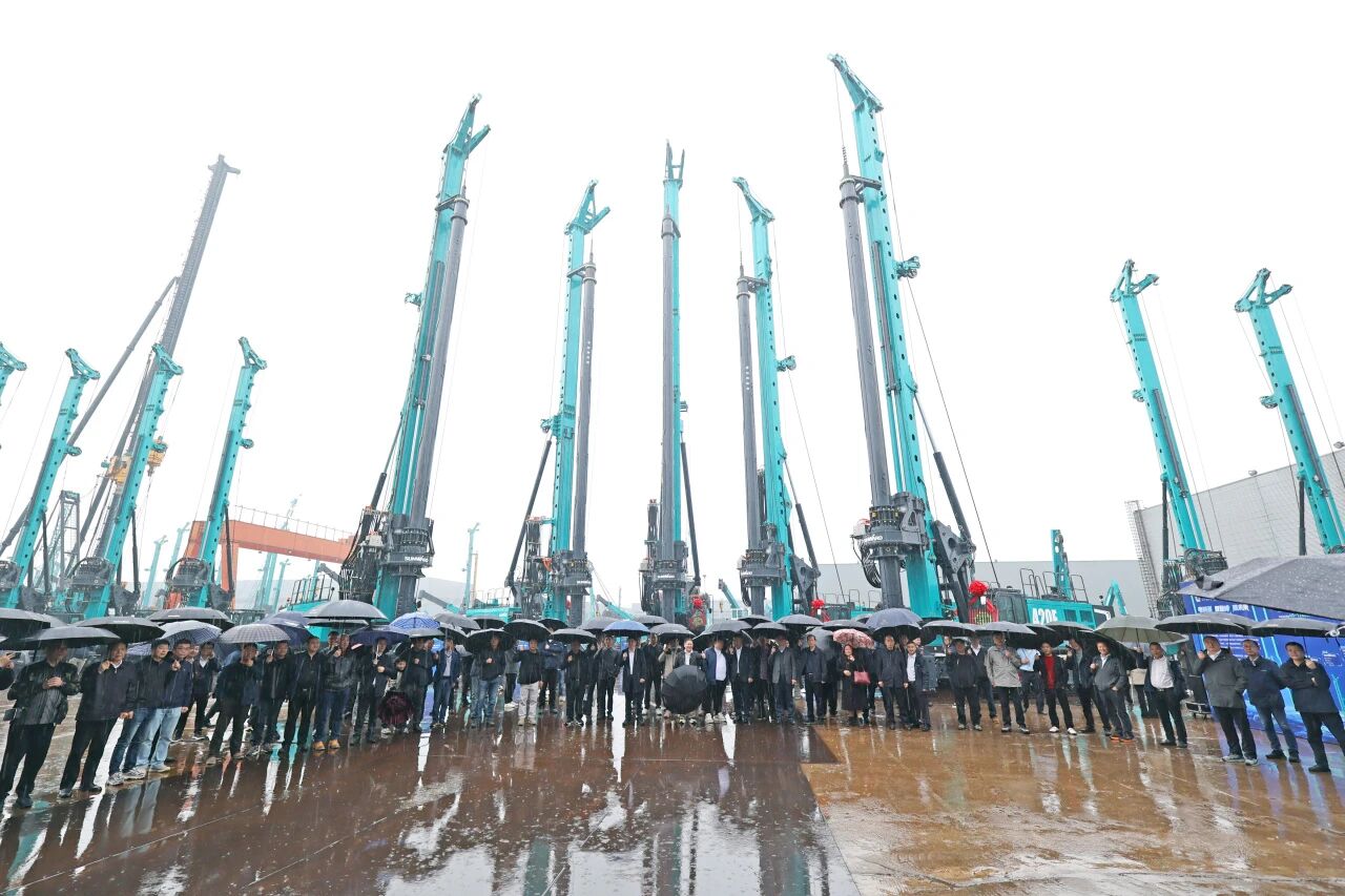 山河智能举行电动旋挖钻机新品发布会,收获1.2亿元订单