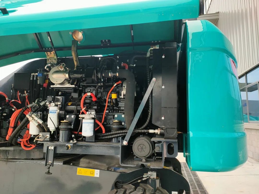 无需扩桥！山河智能国四款32米直臂式高空作业平台成功下线