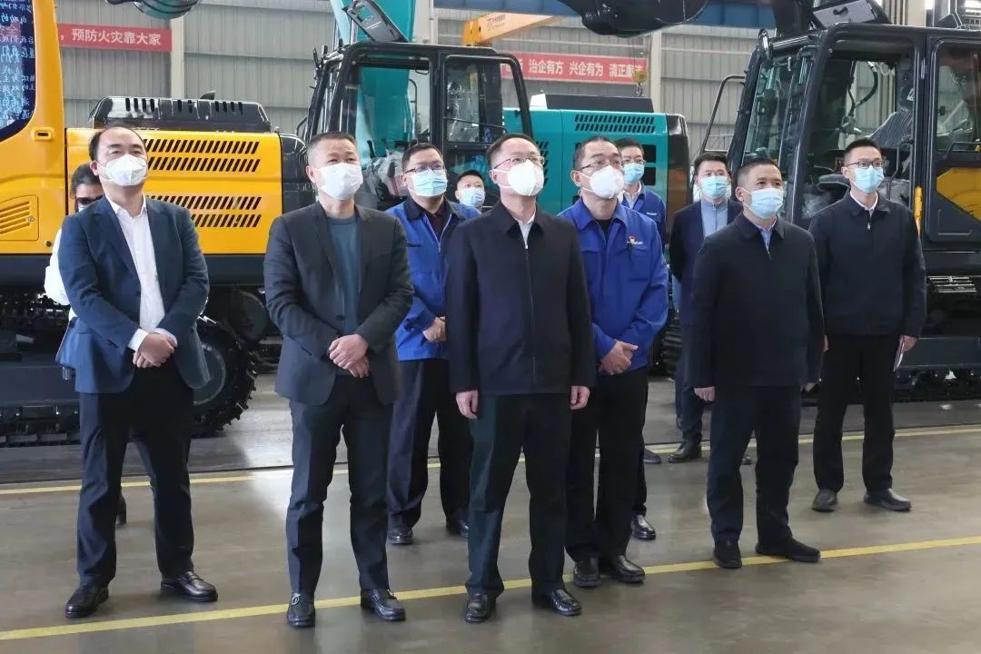 彭涛副市长督导山河智能安全生产工作、开展新春慰问