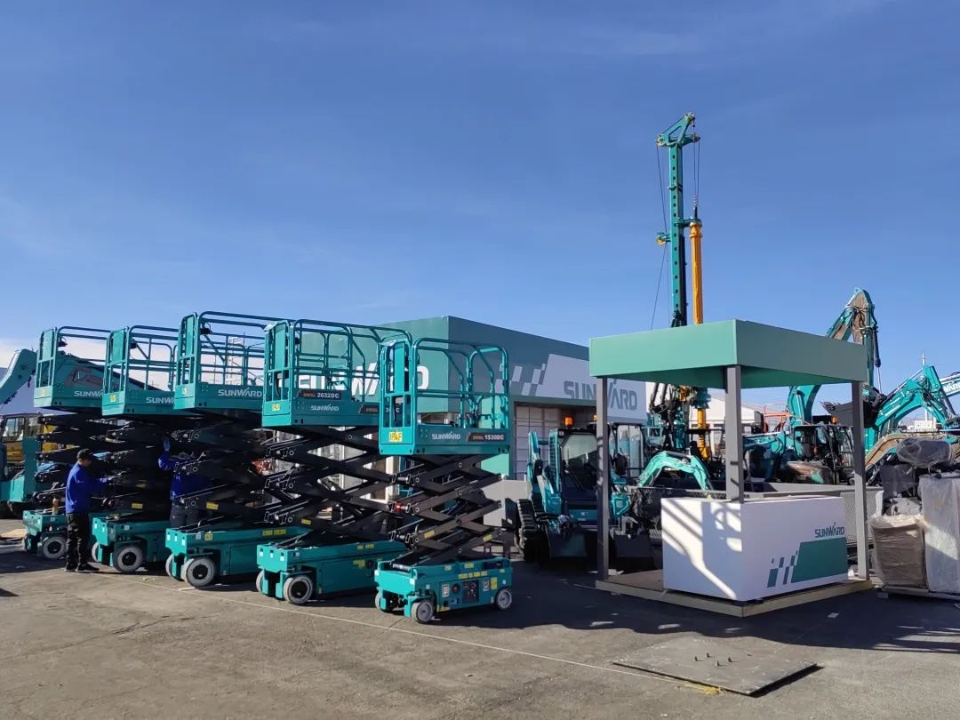 拉展直播 | 山河智能高空精品亮相2023美国拉展，哪款是你的最爱？