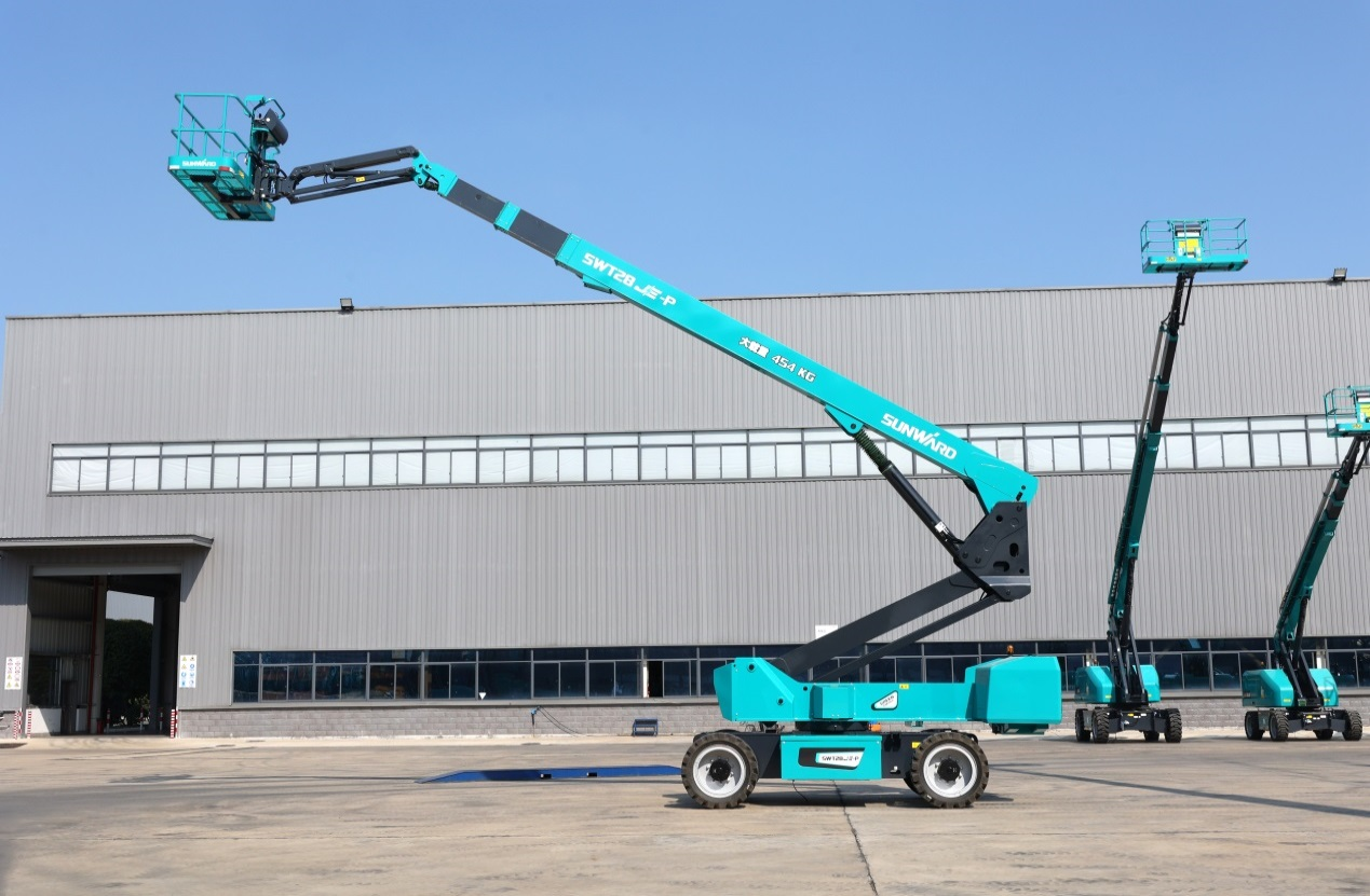 高可靠、高安全、高性能！山河智能新一代P系列电动臂式高空作业平台成功下线